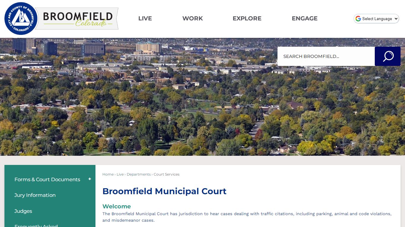 Broomfield Municipal Court | City and County of Broomfield - Official ...